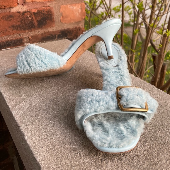 Coach Blue Mules - Picture 2 of 5